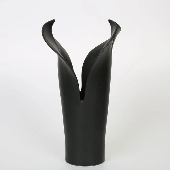 SİYAH STARLİÇE VAZO 26*26*29 CM ürün görseli 1