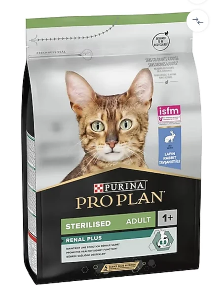 Pro Plan Sterilised Tavşanlı 10 kg Kısırlaştırılmış Yetişkin Kedi Maması ürün görseli 1