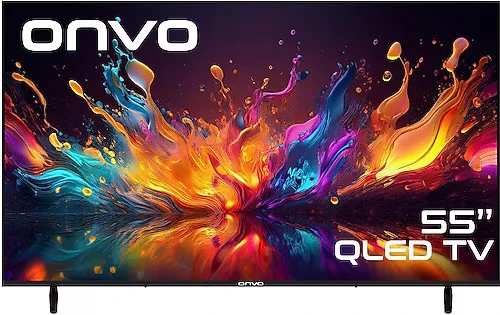 Onvo 55VQ90F3UA 4K Ultra HD 55" 140 Ekran Uydu Alıcılı Google Smart QLED TV ürün görseli 1