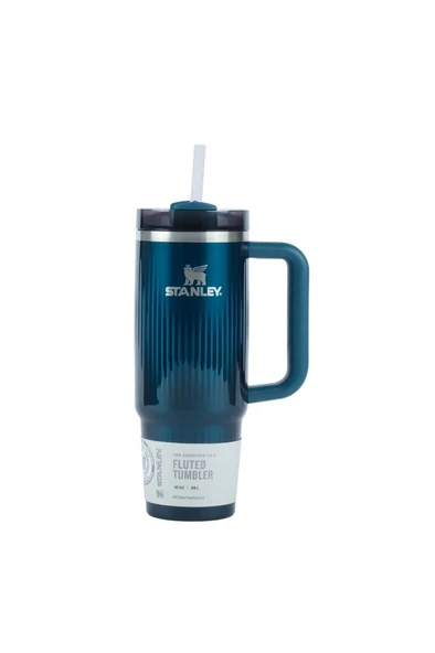 Stanley Quencher Fluted Mavi 0.89 Pipetli Termos ürün görseli 1