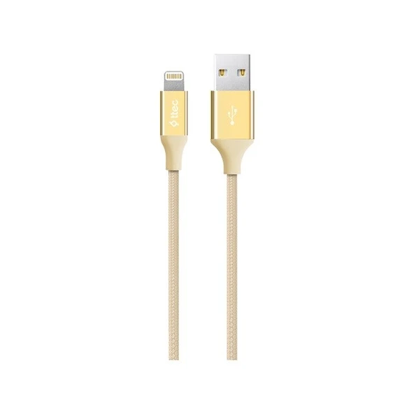 Ttec AlumiCable Lightning ile Uyumlu Kablo Altın 1.2M - 2DK16A ürün görseli 1