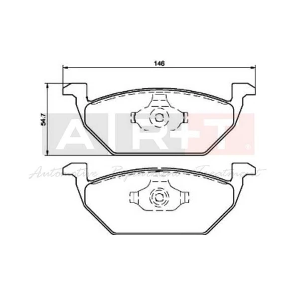 ART ÖN BALATA VW BORA (99-) GOLF IV-V JETTA 05- SEAT LEON (99-05) (05-) TOLEDO II (99-) SKODA FABİA I-II -III RAPİD (12-) ROOMSTER (06-) OCTAVİA (96-) ürün görseli 1
