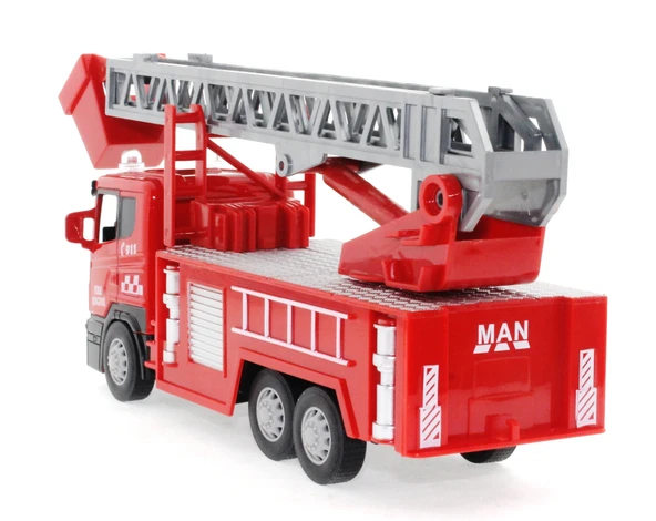 Die Cast Sürtmeli Merdivenli İtfaiye Aracı - Resim 5