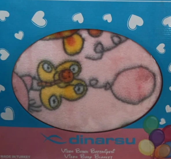 DİNARSU Vizon Bebek Battaniyesi 100 X 120 Cm ürün görseli 1