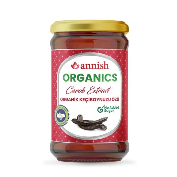 Annish Organik Keçiboynuzu Özü 640g - %100 Doğal-Şekersiz-Sertifikalı ürün görseli 1