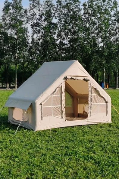 Realx 6 Kişilik Su Geçirmez 4 Mevsim şişme Kamp çadırı 300x210x200 Cm Kolay Kurulum özelliği