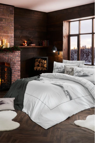 Özdilek Silence Winter Çift Kişilik Nevresim Takımı ürün görseli 1