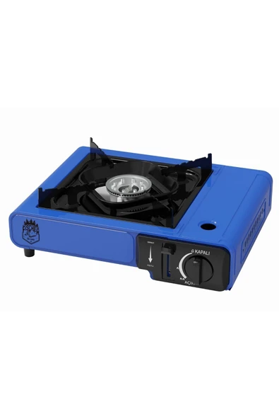 Realx Tekli Portatif Kamp Ocak Gaz Stop Emniyetli Taşıma Çantalı Gaz Hediyeli 34x28x11 CM ürün görseli 1