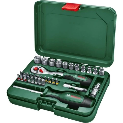 Bosch 1600A02BY1 34 Parça Cırcırlı Tornavida ve Lokma Takımı ürün görseli 1