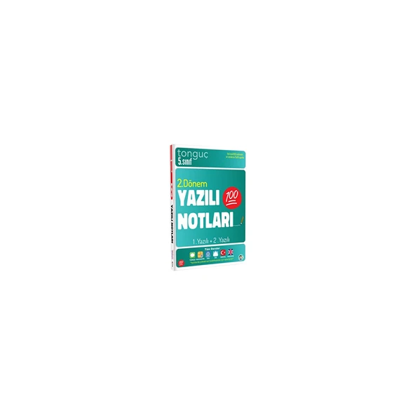 Tonguç 5. Sınıf Yazılı Notları 2. Dönem 1.Yazılı + 2. Yazılı ürün görseli 1