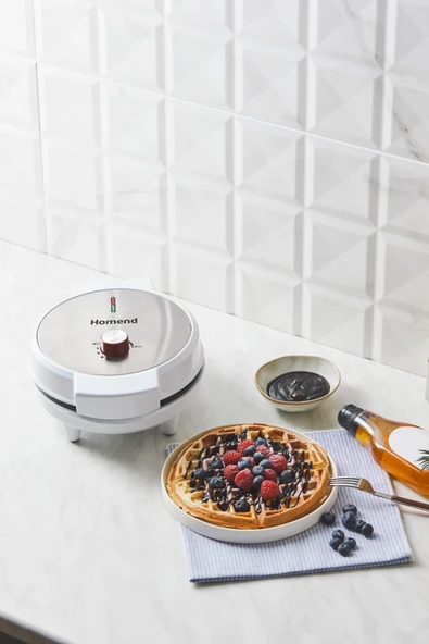 Homend Waffling 1351h Waffle Makinesi Beyaz ürün görseli 1