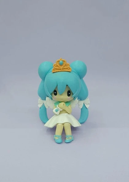 Anime Hatsune Miku Prenses Karakter Figür Oyuncak Biblo ürün görseli 1