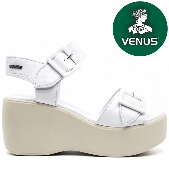 Venüs Wirgo Hakiki Deri Comfort Ortopedik Kadın Sandalet ürün görseli 1