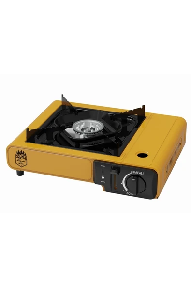 Realx Tekli Portatif Kamp Ocak Gaz Stop Emniyetli Taşıma Çantalı Gaz Hediyeli 34x28x11 CM ürün görseli 1