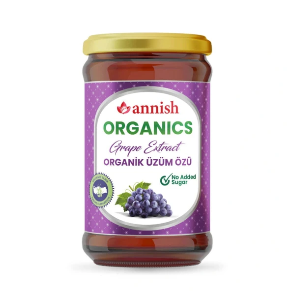 Annish Organik Üzüm Özü 640g - Şeker İlavesiz ve Soğuk Sıkım ürün görseli 1