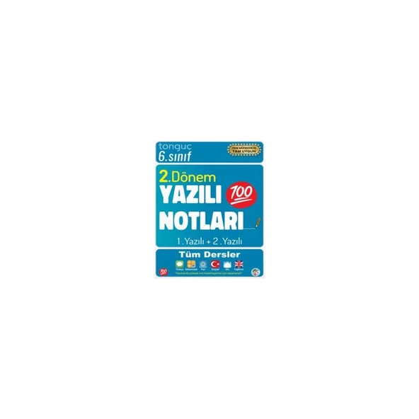 Tonguç Akademi Tonguç 6.sınıf Tüm Dersler 2.dönem Yazılı Notları ürün görseli 1