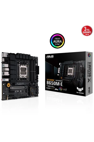 Asus TUF Gaming B650M-E AMD AM5 DDR5 Micro ATX Anakart Outlet ürün görseli 1