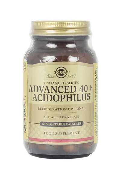 Solgar Advanced 40+ Acidophilus 60 Kapsül - Resim 2