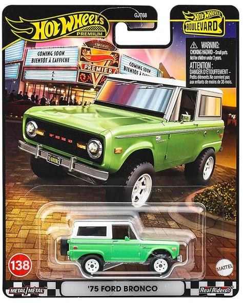 Hot Wheels Premium Boulevard 75 Ford Bronco JBL12 ürün görseli 1
