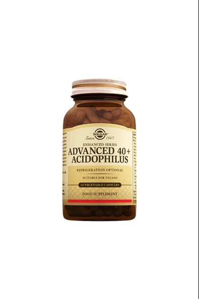 Solgar Advanced 40+ Acidophilus 60 Kapsül ürün görseli 1