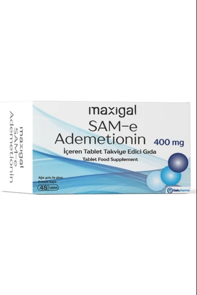 Maxigal Sam-E Ademetionin 400 mg 48 Tablet - Resim 2