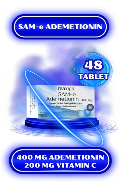 Maxigal Sam-E Ademetionin 400 mg 48 Tablet ürün görseli 1