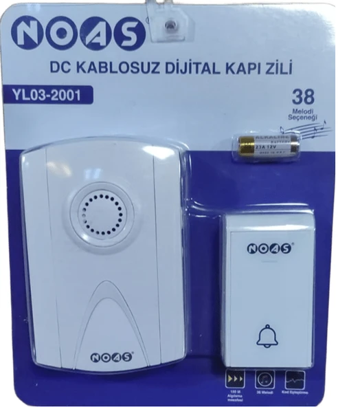 Noas Kablosuz Dijital Kapı Zili YL03-2001 - Resim 3