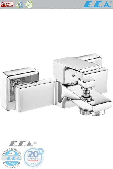 Eca E.C.A Tiera Banyo Duş Bataryası Krom Banyo Bataryası 102102469 ( 20 Yıl Garantili ) ürün görseli 1