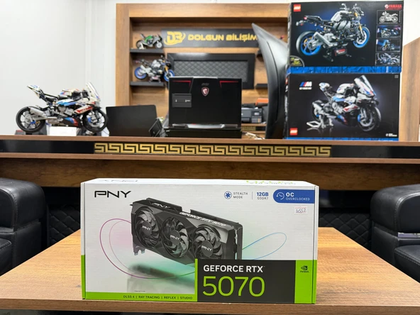 PNY GeForce RTX 5070 12GB GDDR7 OC Ekran Kartı ürün görseli 1