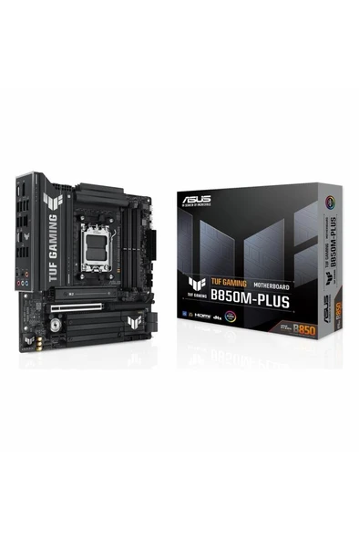 Asus TUF Gaming B850M-PLUS Wi-Fi AMD AM5 DDR5 Micro ATX Anakart Outlet ürün görseli 1