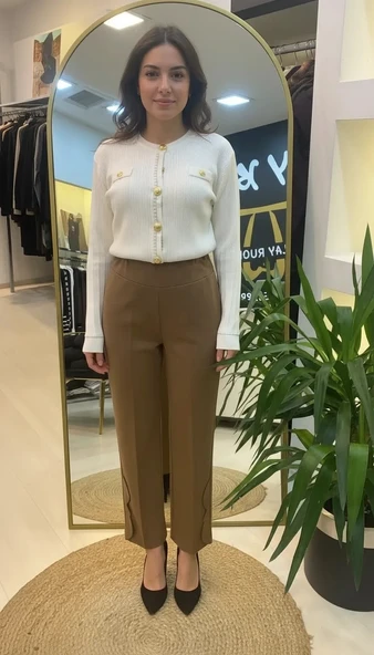 misswhence pantolon 36111 camal - Resim 3