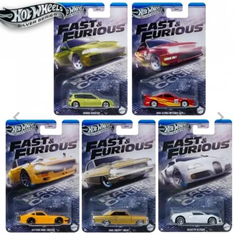 Hot Wheels Silver Series Fast & Furious 5'li Set HNR88 ürün görseli 1
