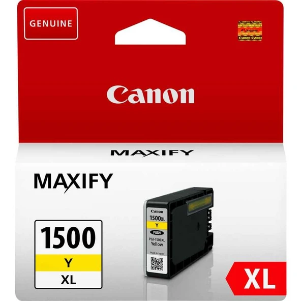 Tonersepeti Canon PGI-1500XL Sarı  Kartuş ürün görseli 1