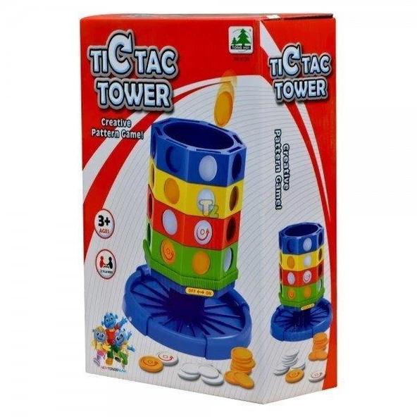 TİC TAC TOWER (DÖNER KULELER) AKIL VE ZEKA OYUNU ürün görseli 1