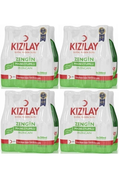 Erzincan Kızılay Sade Madensuyu 24x200 ml ürün görseli 1