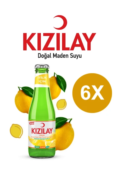 Limon C Plus Aromalı Maden Suyu 200 ML x 6 Adet ürün görseli 1