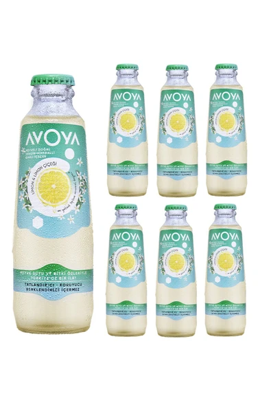 6'lı Limon ve Limon Çiçeği Maden Suyu 200 ml ürün görseli 1