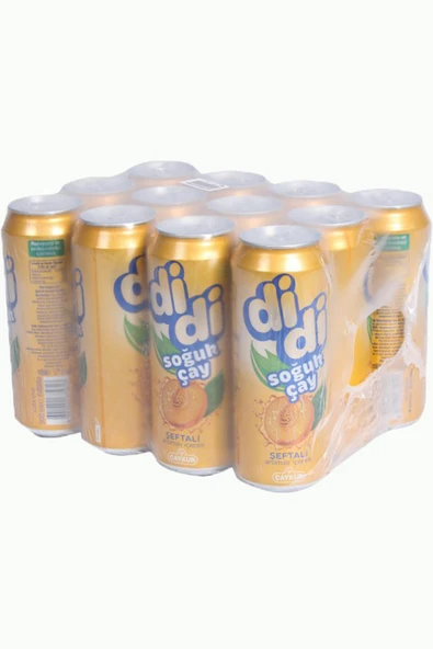Didi Şeftali Aromalı Soğuk Çay 500ml X12 ürün görseli 1