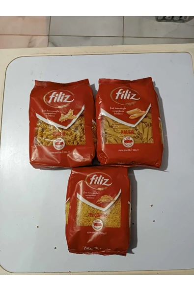 Filiz Makarna 3lü Set (kalem,burgu,tel Şehriye) ürün görseli 1