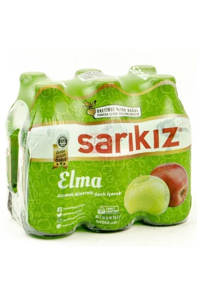 Elma Aromalı Soda 200 ml X 24 Adet - Resim 4