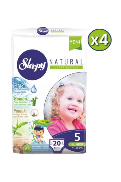 Natural Bebek Bezi 5 Beden 20 ürün görseli 1