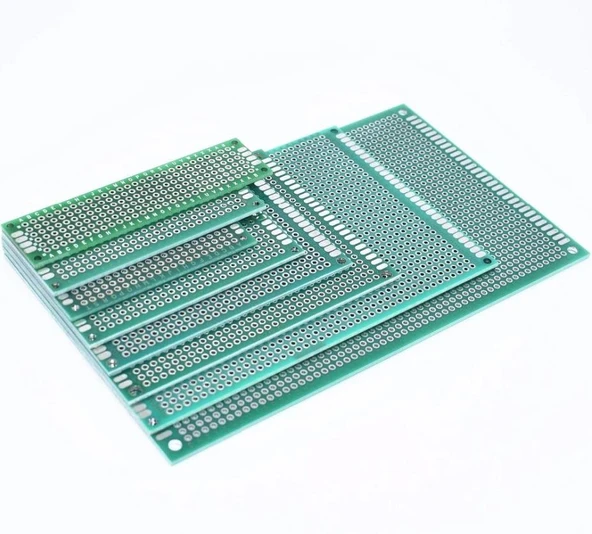 Delikli Plaket Bakır Çift Yüzlü 80x120 mm / 8x12 cm 1 adet ( Pertinaks ) ürün görseli 1
