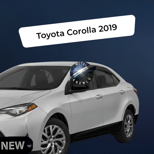 Paslanmaz Krom Akrilik Cam Rüzgarlığı Toyota Corolla 2019 sonrası ile uyumlu CHR-1-025-001 ürün görseli 1
