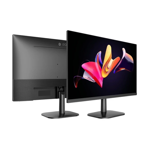 IROMX BU245165 23.8" 1920x1080 5ms 165Hz 1 Adet HDMI 1 Adet DP Full HD IPS Monitör Siyah ürün görseli 1