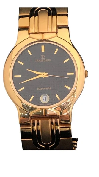 Jean Dior G01141 Altın Kaplama Erkek Saati ürün görseli 1