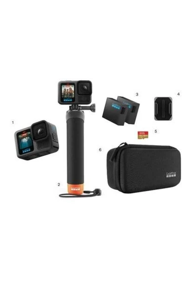 GoPro Hero13 Black Bundle Aksesuarlı Kit ürün görseli 1