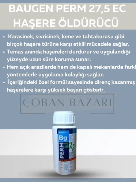 Baugen Perm 27,5 EC Haşere Öldürücü ürün görseli 1
