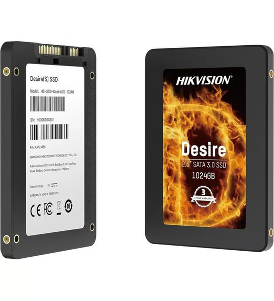 1 TB SSD Hikvision HS-SSD-DESIRE(S)/1024 SATA 3.0 2.5" ürün görseli 1
