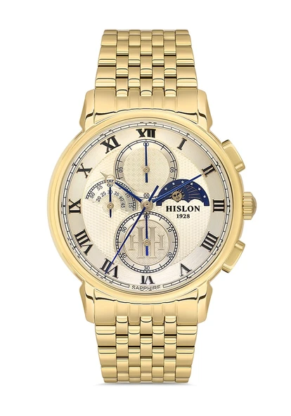 Hislon Men's Timeles's TM143G-02SG - Resim 2