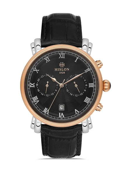 Hislon Men's Date DT204T-04BR - Resim 2